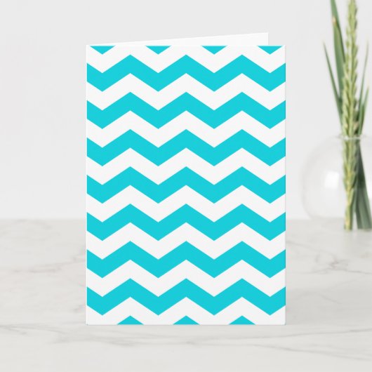 Witte Zig Zag Kaart (Voorkant)