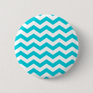 Witte Zig Zag Knop Ronde Button 5,7 Cm