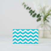 Witte Zig Zag Visitekaart Visitekaartje (Staand voorkant)