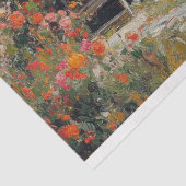 Witte zigeuner karavaan Kust Bloemen Decoupage Tissuepapier (Detail)