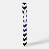 Witte Zigzag Paarse Melkweg Cluster Case-Mate iPhone Case (Achterkant / Links)