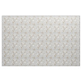 witte Zijde & Ivoor Parels Stof (Yard (91,4 cm))