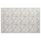 witte Zijde & Ivoor Parels Stof (Fat Quarter)