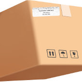 Witte zilveren glinster retouradreslabel etiket