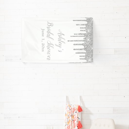 Witte & Zilveren Vrijgezellenfeesten Achtergrond F Spandoek (Insitu)