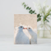 Witte zoenen stippen - Aanpasbare liefde Briefkaart (Staand voorkant)