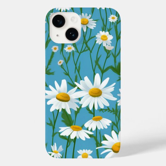 Witte zomerdagen op Aqua Case-Mate iPhone Case (Achterkant)