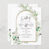 Witte Zomerrozen Smaragdgroene Groenery TROUW (Voorkant / Achterkant)