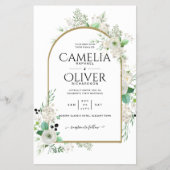 Witte Zomerrozen Smaragdgroene Groenery TROUW Flyer (Voorkant)