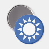 Witte Zon Magneet (Voorkant / Achterkant)