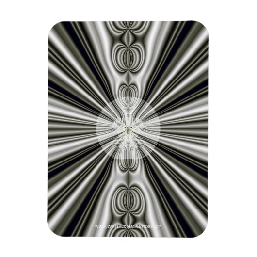 Witte zon magneet (Verticaal)