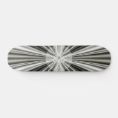 Witte zon persoonlijk skateboard (Horizontaal)