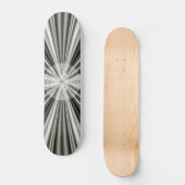 Witte zon persoonlijk skateboard (Voorkant)