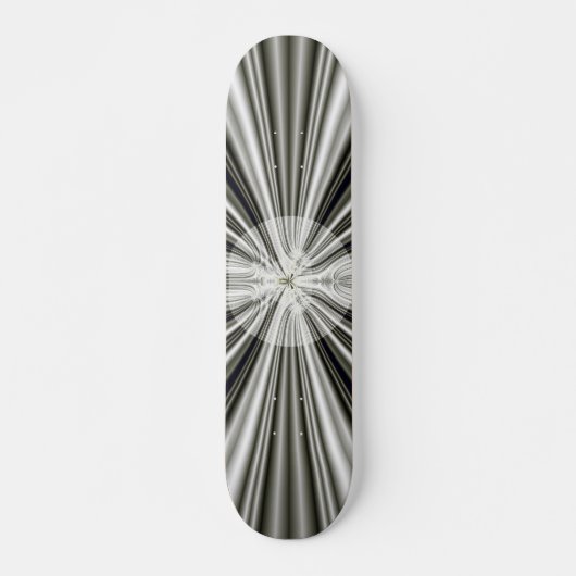 Witte zon persoonlijk skateboard (Voorkant)