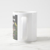 Witte Zonnebloem Koffie Mok van Mom Funny (Achterkant)