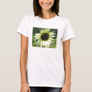 Witte zonnebloempitten shirt