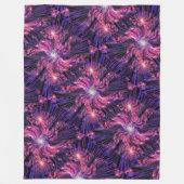 Witte zonnestralen 1 fleece deken (Voorkant)