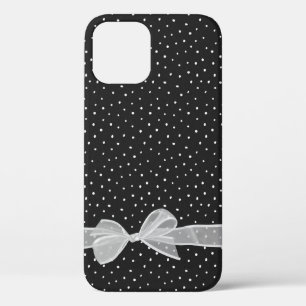 Witte zuivere boog op polka dots Case-Mate iPhone case