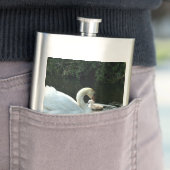 Witte zwaan met kippen flacon (Voorbeeld)