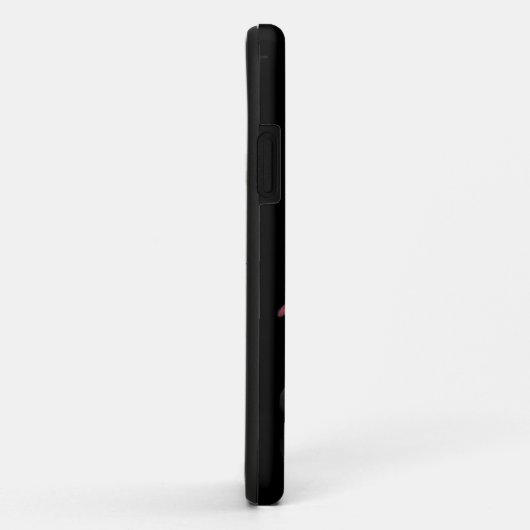 Witte zwaan op zwart Case-Mate iPhone case (Achterkant/rechts)