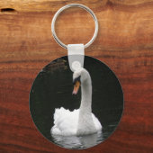 Witte Zwaan Sleutelhanger (Voorkant)