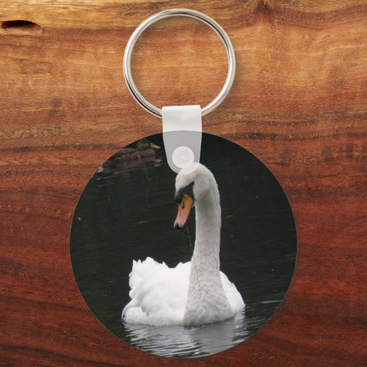 Witte Zwaan Sleutelhanger (Voorkant)