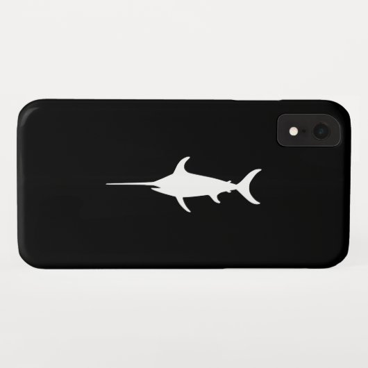 Witte Zwaardvis Case-Mate iPhone Case (Achterkant (horizontaal))
