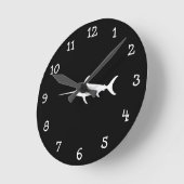 Witte zwaardvis ronde klok (Hoek)