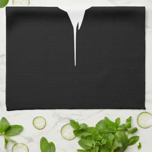 Witte zwaardvis theedoek (Gevouwen)