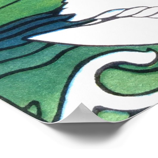 Witte Zwan uit de Tale van Tsar Saltan Poster (Hoek)