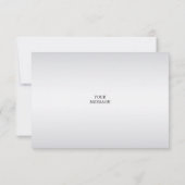 Witte Zwand Hartelijk dank Bedankkaart (Achterkant)