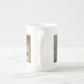 Witte zwanen Bone China Mok (Achterkant)