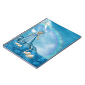 Witte zwanen en engel notitieboek (Linkerzijde)