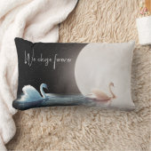 Witte zwanen en maan kussen (Deken)