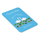 Witte zwanen en waterlelies Huwelijksgebruiken Magneet (Rechterzijde)