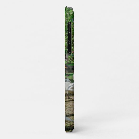Witte zwanen in Brugge Case-Mate iPhone Case (Achterkant/links)