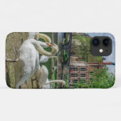 Witte zwanen in Brugge Case-Mate iPhone Case (Achterkant (horizontaal))