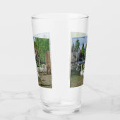 Witte zwanen in Brugge Glas (Rechts)