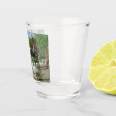 Witte zwanen in Brugge Shot Glas (Rechts)