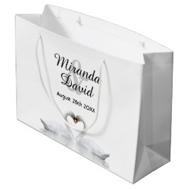 Witte zwanen, simpel groot cadeauzakje