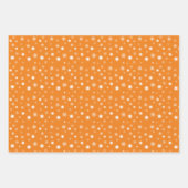 Witte zwart-wit-sneeuwvlokken grafisch inpakpapier vel (Voorkant 2)