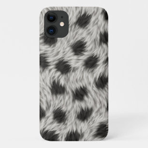 Witte zwarte bontstof textuur achtergrond-65430 Case-Mate iPhone case