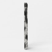 Witte zwarte bontstof textuur achtergrond-65430 Case-Mate iPhone case (Achterkant/links)