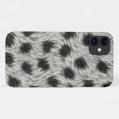 Witte zwarte bontstof textuur achtergrond-65430 Case-Mate iPhone case (Achterkant (horizontaal))