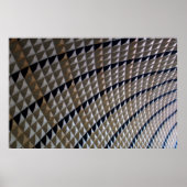 Witte, zwarte en bruine vlek poster (Voorkant)