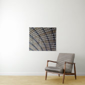 Witte, zwarte en bruine vlek wandkleed (In Situ (horizontaal))