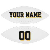 WITTE ZWARTE EN GOUD Football (Panelen)