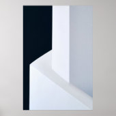 Witte, zwarte en grijze illustratie poster (Voorkant)