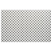 Witte Zwarte Polka Dots Textiel Stof (Fat Quarter)