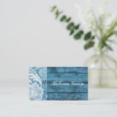 witte zwarte schuur - bruiloft visitekaartje (Staand voorkant)